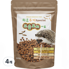 피에스피 하루두끼 스페셜 고슴도치 사료, 4개, 900g