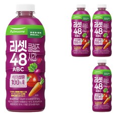 풀무원 리셋클렌즈 48시간 ABC 주스, 4개, 960ml