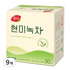 동서 현미녹차 티백, 1.5g, 50개입, 9개