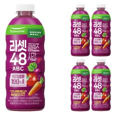 풀무원 리셋클렌즈 48시간 ABC 주스, 5개, 960ml