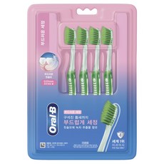 오랄비 고탄력 초미세모 그린티 칫솔, 4개입, 1개