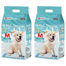咕沛日常 寵物尿布墊 特厚款, 50片, 2包