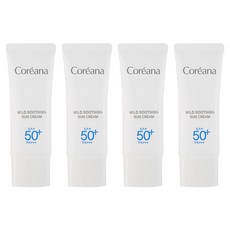 코리아나 마일드 수딩 선크림 SPF50+ PA+++, 40ml, 4개