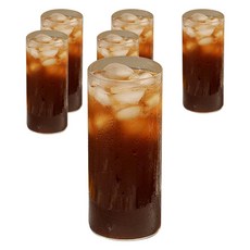 이우아여사 내열유리 스트레이트잔 440ml, 6개