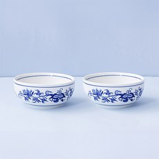 체스키포슬란 쯔비벨무스터 대접 CB454, 혼합색상, 2개