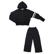 키즈레시피 아동용 스탭 후드 집업 상하 세트