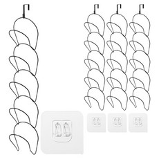 Jmeal 帽子壁掛掛勾組, 黑色, 4套