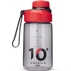 10°Celsius Tritan材質提帶水壺, 黑色提帶, 460ml, 1個