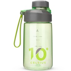 10°Celsius Tritan材質提帶水壺, 綠色提帶, 460ml, 1個