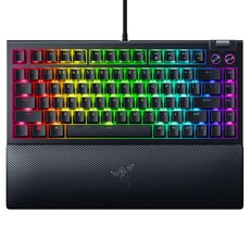 RAZER 雷蛇 BlackWidow 黑寡婦 V4 幻彩版 75% 機械式電競鍵盤 (中文), 黑色, RZ03-05001500-R3T1, Razer 機械軸