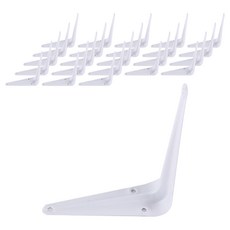 ZioBiz L型層架托 XS, 白色, 24個