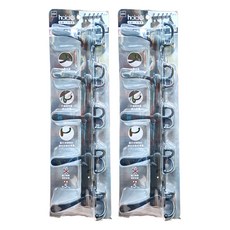 UdiLife 優的生活大師 hold 5勾掛架 適用於牆面、木質、塑膠、磁磚 承重約5kg, 霧黑爪型, 2個