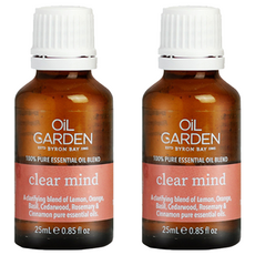 OiL GARDEN 澳悠園 複方精油 聚精會神 (檸檬+橙子+羅勒+雪松+迷迭香+肉桂) 25ml, 2個