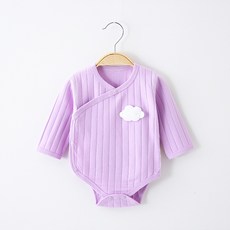 스타도어 유아용 구름 입체포인트 긴팔 바디수트