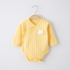 STARDOOR 嬰兒雲朵布貼長袖包屁衣