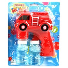 消防車泡泡槍 附贈泡泡水 300g, 1組, 顏色隨機