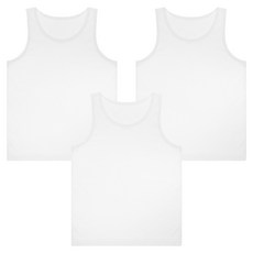 BASE ALPHA ESSENTIALS 女童100%純棉日常背心 3件組