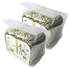 佳饌 五行手工拉麵 元氣菠菜麵, 台灣當地栽種菠菜, 口感超Q超潤滑, 純手工製造自然日晒風乾, 非油炸未經漂白處理, 720g, 2包