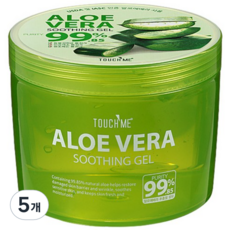 TOUCH ME 罐裝99%蘆薈鎮靜凝膠, 550ml, 5罐