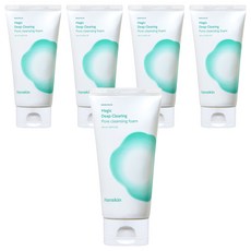 한스킨 매직 딥 클리어링 모공 클렌징 폼, 120ml, 5개