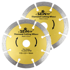SEiNTF 石材用鑽石研磨片 外徑 110mm, 2個