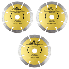 SEiNTF 石材用鑽石研磨片 外徑 110mm, 3個