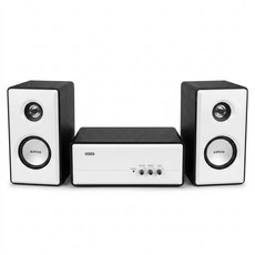 Kinyo 2.1多媒體音箱 重低音360 x 247 x 153mm 左右聲道139 x 104 x 194mm, KY-670, 黑色 + 銀色