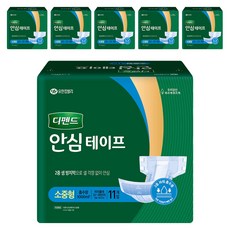 디펜드 남녀공용 안심테이프 성인기저귀, 소중형, 11개입, 6개