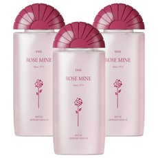 Rosemine Evas 沐浴香水 緋紅大葉玫瑰香, 185ml, 3個
