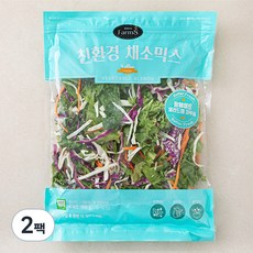 친환경 인증 국내산 채소믹스, 800g, 2팩, 800g