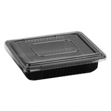 Swan 拋棄式容器 23195 黑色 1500ml, 200個, 1入