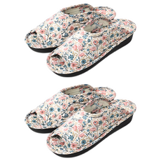 KiKiDi 治癒坐墊增高室內鞋, 粉色玫瑰, 2組