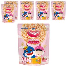 Maeil Yommy Yommy 迷你爆米花, 草莓優格口味, 25g, 6包