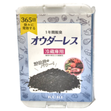 KURI 冰箱冷藏除臭盒, 活性炭除臭劑, 1年除臭, 5入組, 150g, 1組