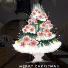 소니오 일러스트 트리 인테리어 스티커 4p, 06 플라워