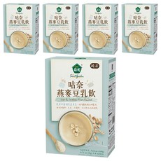 薌園 咕奈燕麥豆乳飲 8包入 非基改黃豆 無添加 健康飲品, 160g, 5盒