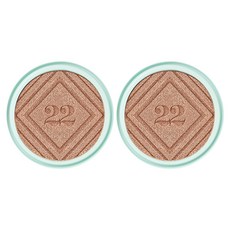 Chosungah 22 CNT 大王氣墊海洋安瓶 SPF50+ PA++++ 補充裝 25g, 02 Sand Beige, 2個