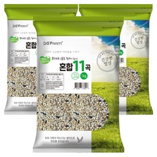 대구농산 부드러운 현미가 들어있는 혼합 11곡, 1kg, 3개