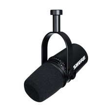SHURE 舒爾 Podcast XLR/USB兩用麥克風 黑色, MV7