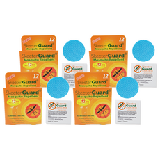 Skeeter Guard 12hr長效防蚊大貼片 30包 天然DEET Free 直徑4cm 台灣製造, 4盒