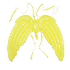 Maket Gamseong 天使翅膀派對氣球, 黃色, 8個