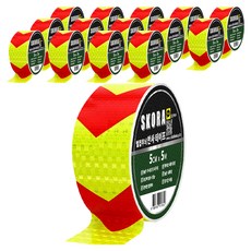 Skora 高亮度反光膠帶, 15個, 熒光紅