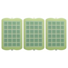 FLaITO 矽膠製冰盒組 L號, 綠色, 3個