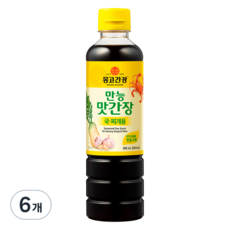 몽고간장 만능맛간장 국 찌개용, 500ml, 6개