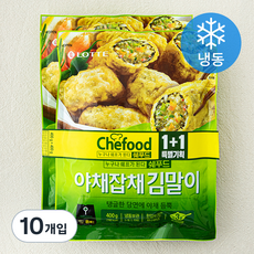 쉐푸드 야채잡채 김말이 (냉동), 400g, 10개입