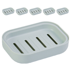 GoodGoodShop 馬卡龍肥皂架, 灰色, 6個