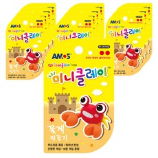 아모스 미니클레이 꽃게 만들기 12p, 혼합 색상, 1개