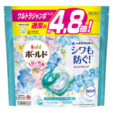 Bold 台灣公司貨 4in1 持香4D洗衣膠囊補充裝 清新花香, 53顆, 1袋
