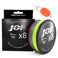 JOF PE 8합사 낚시줄 3호 + 라인 스토퍼 세트, 멀티(낚시줄), 랜덤발송(스토퍼), 1개