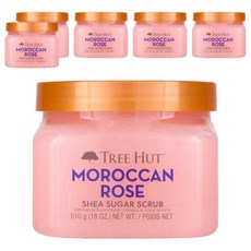 TREE HUT 乳油木蜜糖身體磨砂膏 Moroccan Rose, 510g, 6件